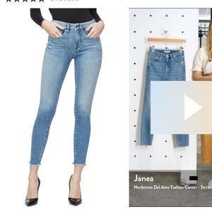 Good American Raw Edge Ankle Skinny Jean